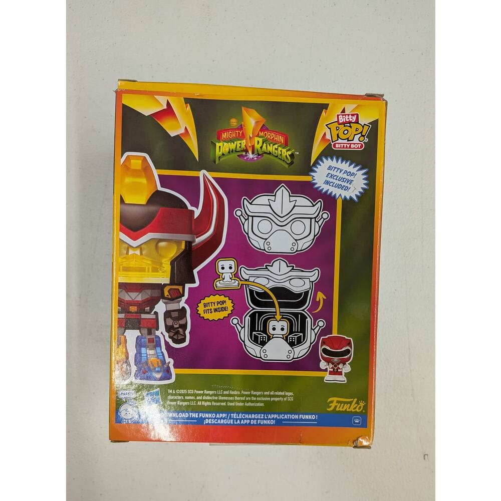 Funko Bitty Pop Megazord Red Ranger Power Rangers Bitty Bot 2 Pack Figure - Picture 2 of 4